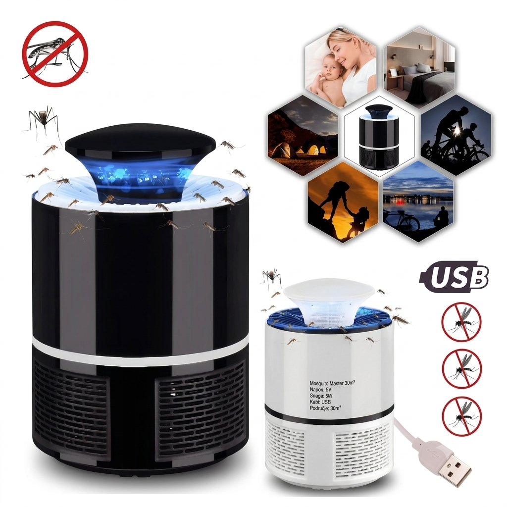 Univerzalna USB LED Lampa Protiv Komaraca
